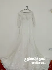  1 فستان عرس بسعر الحرررق موديل 2024 جديد غير ملبوس