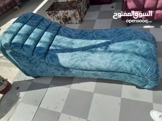  2 شاذلونج لون أخضر موشح