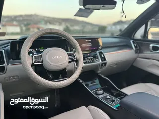  11 كايا سورينتو 2022 /فل الفل  فتحة سقف بانوراما  2x4 ///240Hp بنزين + كهرباء  ( Haybrid) 1600cc