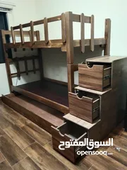  26 تخت طابقين تخوت وأسرة من أحسن انوع الخشب حسب الطلب صناعة ممتازة سرير  مفرد لا نعمل بتجاري