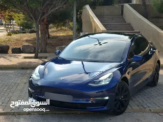  2 TESLA MODEL 3 2022 LONGRANGE DUALMOTOR   550KM بلشحنه الواحده