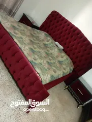  1 غرفه  نوم مميزه  بالاتنجيد الاحمر  وخشب  لاتيه 18  ثقيل ل