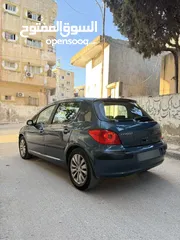  9 بيجو 307 موديل 2006 اصل برايفت فحص نظيف نفض كامل جديد السيارة موجوده في قلقيلية المدينة