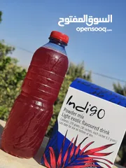  22 مشروب Indigo طبيعي غني بالمكونات النباتية  Indigo مشروب نباتي لتعزيز النشاط  مشروب صحي بنكهة طبيعية