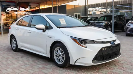  2 تويوتا كارولا هايبرد 2020 بحالة الوكالة Toyota corolla