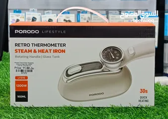  1 PORODO THERMOMETER STEAM & HEAT IRON