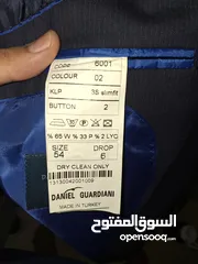  4 بدلتين رجالي تركي نخب وحدة رويال بلو ووحدة على كحلي