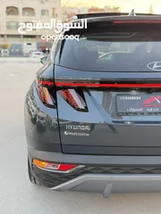  18 هونداي توسان ترخيص 2022 محرك 1600 هايبرد plug in/يقطع على الشحنه 65 كيلو متر  271 حصان