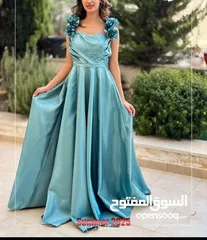 1 فستان رسمي لون نهدي نمرة 46