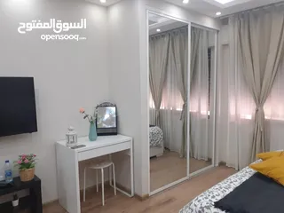  1 A very luxurious furnished studio for rent in Abdoun, near the exact specialty, opposite the Avenue