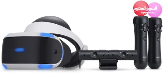  6 PLAYSTATION VR1 (Virtual Reality) نظارات VR1 بلاي ستيشن مع لعبتين مجانا