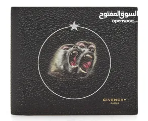  2 RARE GIVENCHY MONKEY BROTHERS BILLFOLD WALLET