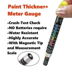  6 قلم فحص الصبغ car thickness gauge tester