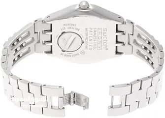  3 ساعة SWATCH  SPARKLANCE STANLESS STEEL ولا شخط وجديدة بورقتها لم تلبس بعد (تم تنزيل السعر!!)