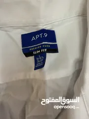  2 قميص رسمي رجالي مقاس لارج slim fit