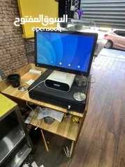  1 عدة مطعم وشاورما جاهزة للبيع  جديدة مع كفالتها استخدام 5 شهور فقط