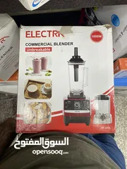  1 خلاط صناعي اصلي كفاله سنتين من شركة الكترا  يصلح للمحلات و قهاوي فقط