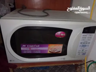  1 LG microwave oven 39L
