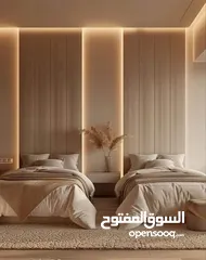  26 ورق جدران والشيبورد وبانوهات وجبسن بورد وبانوهات والدهان وبديل الخشب وبديل الحجر والقرميد والفاير بل