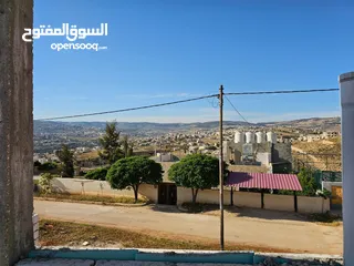  12 ارض مع بيت للبيع