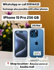  1 iPhone 15 Pro 256 gb Exchange also possible- Super phone