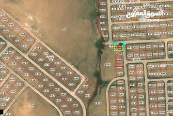  2 قطعة ارض جنوب عمان من اراضي القسطل تجارية على شارعين للبيع