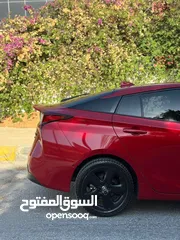  10 تويوتا بريوس برسونا 2021 لون احمر مميز جمرك جديد