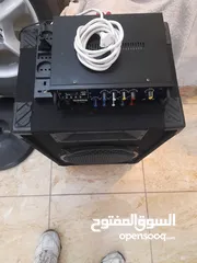  5 سماعات مع مضخم صوت وكاله مستعمل اسبوعين