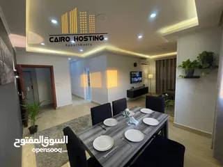  14 الإيجار شقة متميزة cairo hosting التجمع الخامس عيش الراحه والرفهية فى ارقى اماكن التجمع الخامس