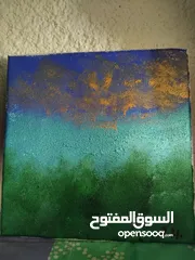  1 رسم لوح فنيه شغل يدويه