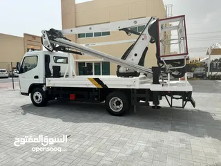  7 For sale Mitsubishi canter fuso model 2013 with oil & steel 2112 smart snake manlift 21 meter