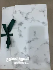  3 اكياس هدايا وعلب ماربل