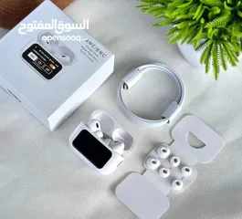  3 Airpods with screen