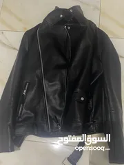  1 black Leather jacket