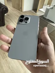  2 آيفون 15 برو ماكس 256 حالة وكالة لا يوجد خدش  iPhone 15 pro max 256GB