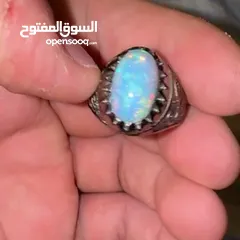  3 خاتم بحجر اوبال إثيوبي