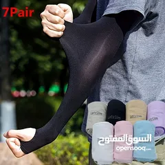  5 أكمام الذراع للحماية من الشمس ، تصميم بدون أصابع للأنشطة الخارجية، ركوب الدراجات، الصيد، والمزيد، مع
