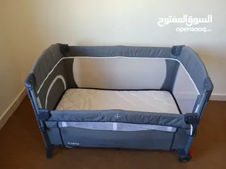  3 سرير اطفال ماركة kidilo الأصلي وبفتح next to me مع الفرشه بحالة الجديد