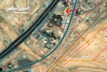 1 للبيع ارض تجارية من اراضي القطرانه واجهه على الطريق الصحراوي فرصة للاستثمار عليها مبنى بسعر حرق
