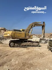  1 باقر كوماتسو 340 بيع كاش او بيع تبديل بدل سيارة مقبولة من قبل صاحب الحفارة وكل اشي بحسابو حسب سوق