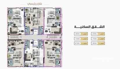  3 شقتك بنظام الأستوديو تقع في الخوض السادسة