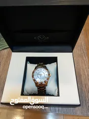  3 ساعة Gevril نسائية السويسرية – الموديل 11712-525 ساعة فاخرة.. طليه ذهب .. و مرصعه بلالماس الطبيعي