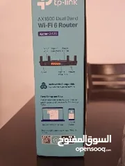  4 1.8Gbps AX1800 dual-band wi-fi 6 Router - راوتر      5Ghz + 2.4  GHz tp-link تيبي لينك