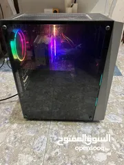  4 جهاز جيمنج  جيل ثامن i7 8700 gtx 1070 مع شاشة 24 بوصة 75 hz مع كيبورد اصلي لينوفو rgb و ماوس