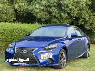  4 لكزس IS350 F-SPORT موديل 2016 وارد امريكا فل اوبشن عداد ديجيتال