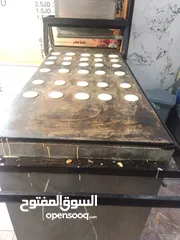  1 صاج قطايف مع جوزه ستالس للبيع 5حبات محروق وجاهز للبيع بسعر حرق الاستفسار