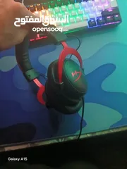  10 سماعة الألعاب Hyperx cloud ii  أحمر مع سماعةnubwo n13