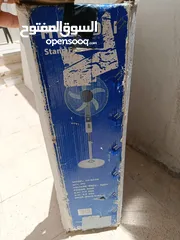  1 للبيع مروحه عاموديه بالكرتونه نوع هونداي  و مكوى بخار بحاله جيده جدا