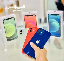  1 متوفر ايفونات ايفون 12 عادي جيجا 64 و 128 بطارية مشكل أغراضة الأصلية متوفر توصيل