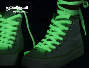  12 رباط حذاء يتوهج في الظلام _Glow in the dark shoelaces